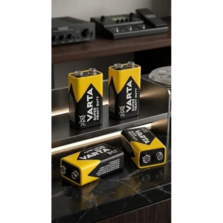 VARTA SUPER HEAVY DUTY 9V PİL - 4LÜ EKONOMİK PAKET
