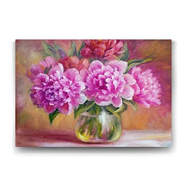 Vazoda Şakayık Tablosu - 100x70cm