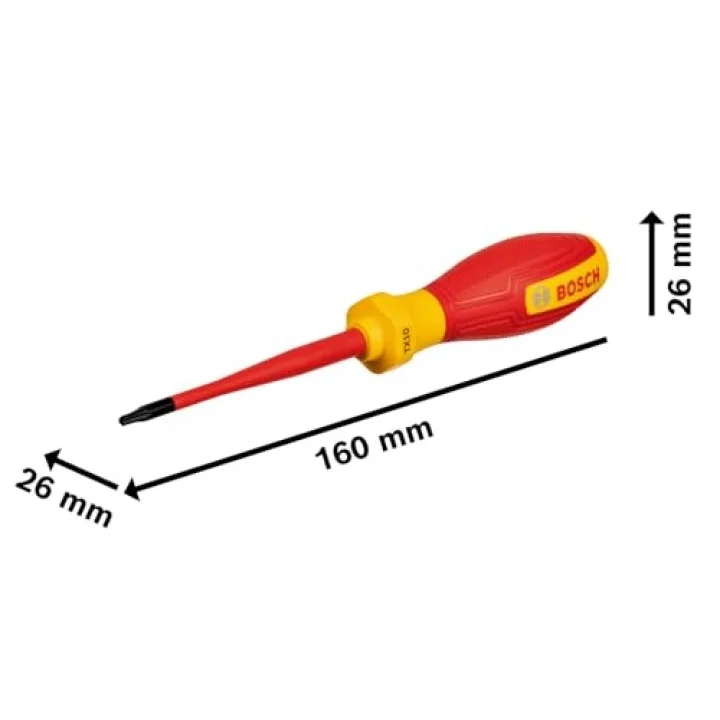 VDE Torx Tornavida TX 10 x 75mm (1x Tornavida TX 10 x 75mm)