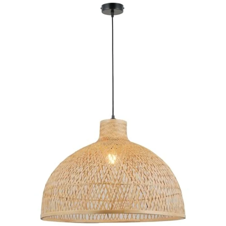 Venira 10 Büyük Boy 50’lik Bamboo Tekli Sarkıt, Doğal ahşap