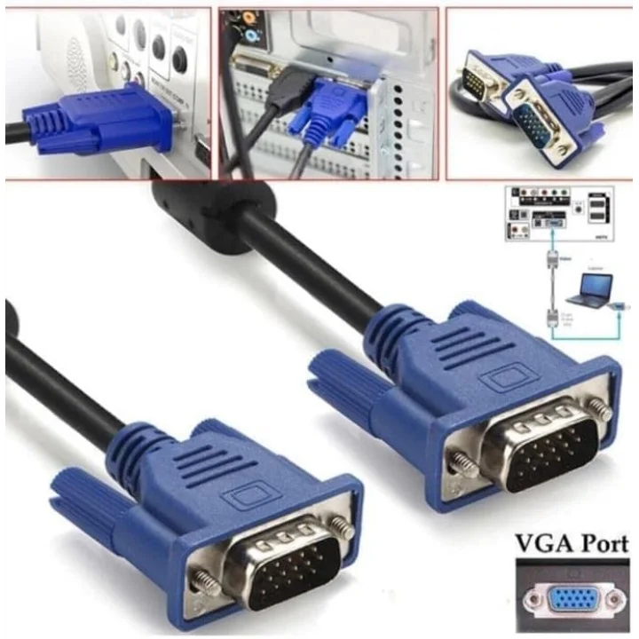 Vga Kablosu Görüntü Aktarım Vga16 Vga, Data Kablosu İdeal Boy 1.3 M