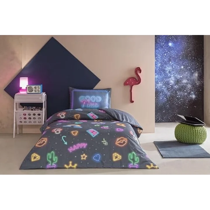 Vibra Ranforce Tek Kişilik Nevresim Takımı Mor