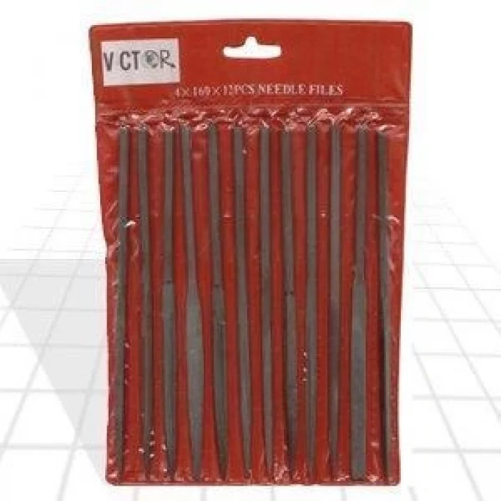 Mey İthalat® Victor 29307 Saatçi Eğe Takımı 12 Parça