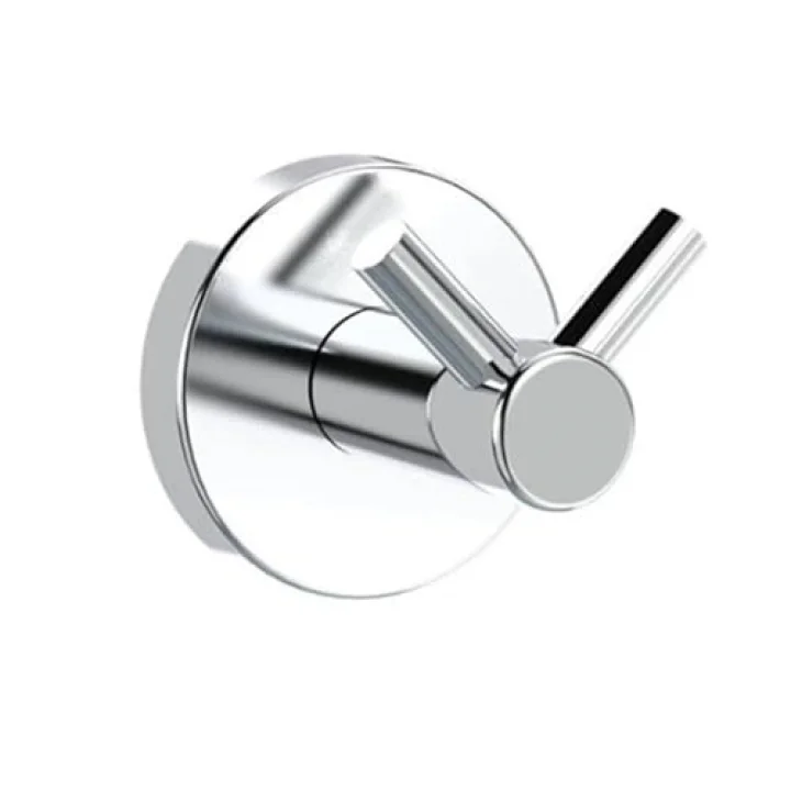 Vidalı Banyo Lavabo Askısı Çatal 2li Askılık Krom Renk Metal Sağlam Aparat Bornoz Havlu Asma Askı