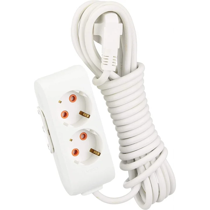 VİKO Multi-Let 2li Topraklı Kablolu Ç.K 5mt Priz