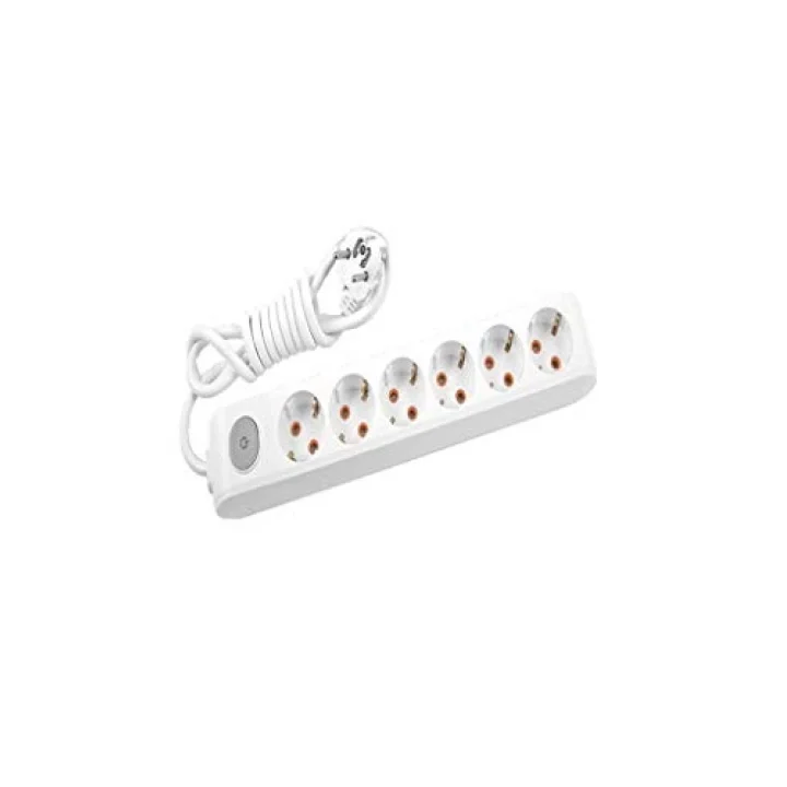 Viko Multi-Let 6lı Anahtar-Topraklı Kablolu Ç.K 5m Priz