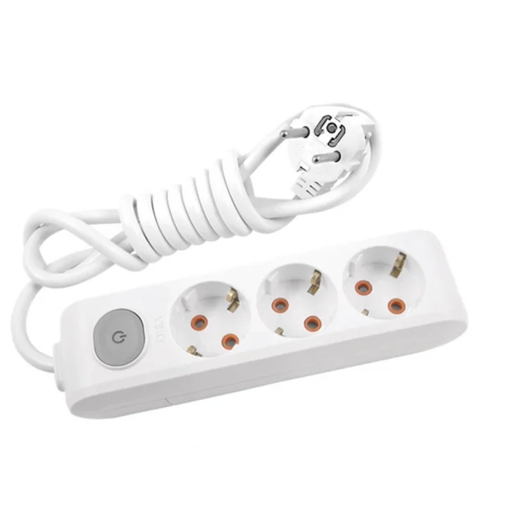 Mey İthalat® Viko Multi-let Kablolu Grup Priz 3 lü 5 Metre