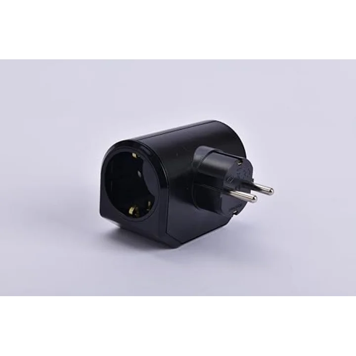 Viko Yonca Plus Siyah Üçlü Topraklı Priz Çarpma Karşıtı