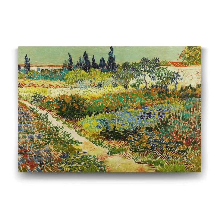 Vincent van Gogh - Garden at Arles Tablosu - 45x30cm