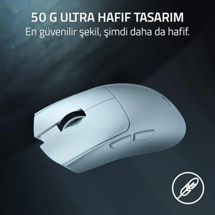 Viper V4 Pro - Kablosuz simetrik e-spor oyun faresi - Ultra hafif 50 g - HyperSpeed Gen-2, 8 KHze kadar yoklama hızı - Focus Pro 50K sensör - Optik kaydırma tekerleği - PC/Mac | Beyaz