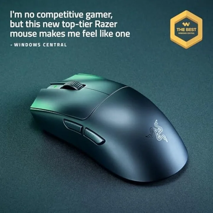 Viper V4 Pro - Kablosuz simetrik e-spor oyun faresi - Ultra hafif 50 g - HyperSpeed Gen-2, 8 KHze kadar yoklama hızı - Focus Pro 50K sensör - Optik kaydırma tekerleği - PC/Mac | Beyaz