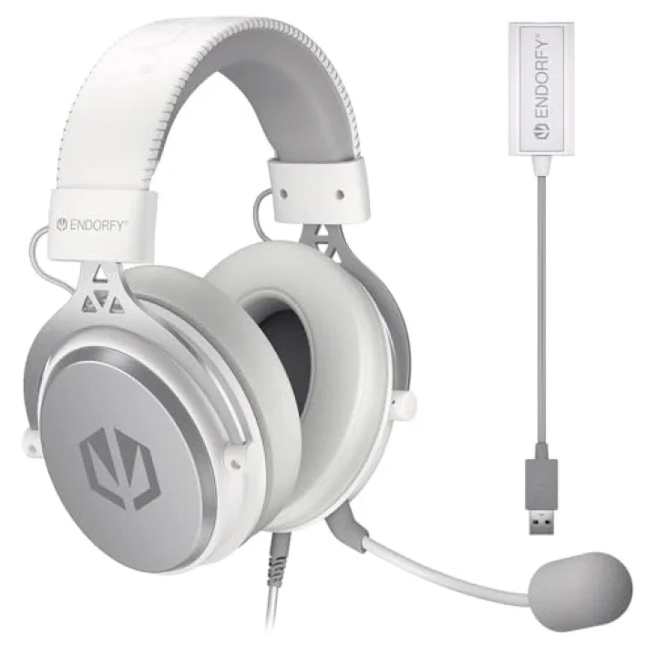 Viro Plus USB 7.1 Surround Gaming Kulaklık Beyaz Onyx White EY1A005