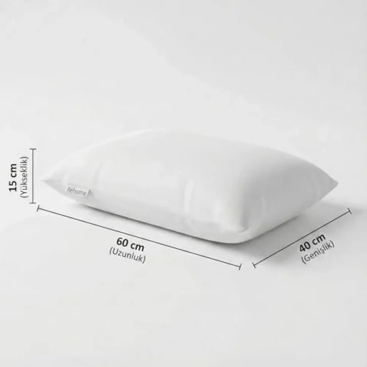 Visko Relax Yastık | 40x60 | Tombul Visco Yastık | Tam Ortopedik Latex Bazlı Visco Pillow