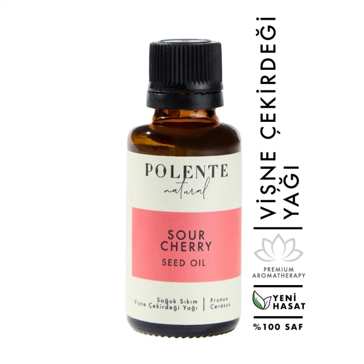 Vişne Çekirdeği Yağı - Soğuk Sıkım (30 ml)