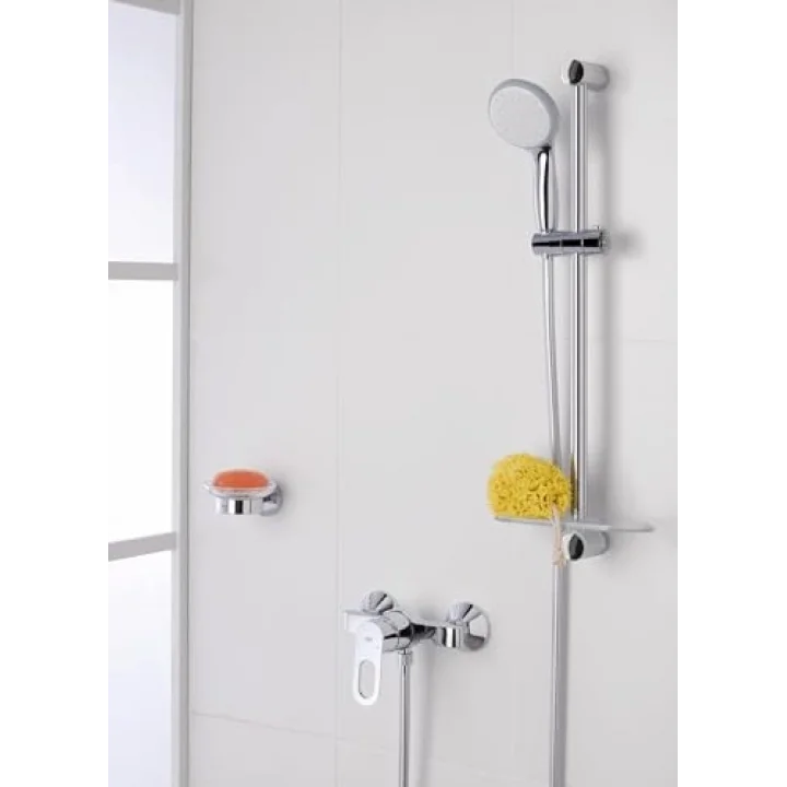 Vitalio Go 100 QuickFix El Duşu | 1 Akışlı | Düşmeye Dayanıklı |Kireç Önleyici Sistem | Duş Başlığı | Krom | 26189000