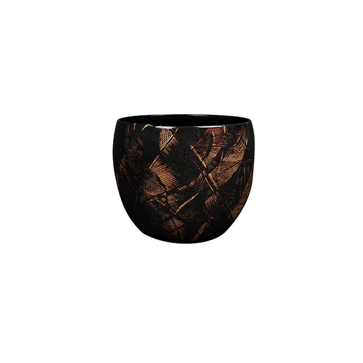 Vive Siyah Metal Saksı S 15X12 Cm
