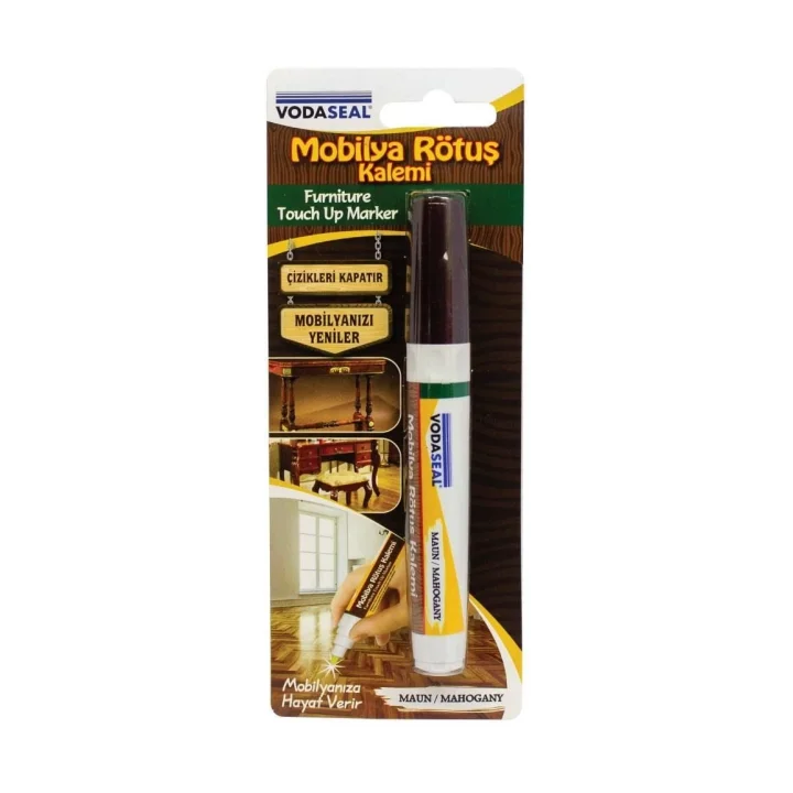 Mey İthalat® Vodaseal Mobilya Rötuş Kalemi Tekli Maun
