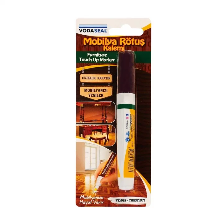 Mey İthalat® Vodaseal Mobilya Rötuş Kalemi Tekli Venge
