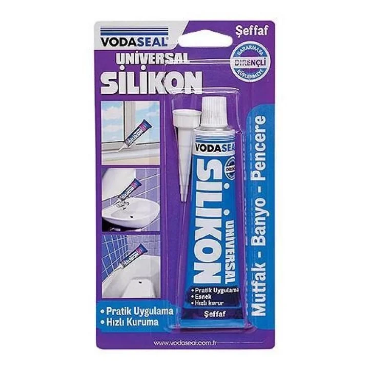 Mey İthalat® Vodaseal Silikon 50 gr Şeffaf