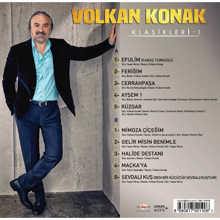 Volkan Konak - Klasikleri 1 Plak