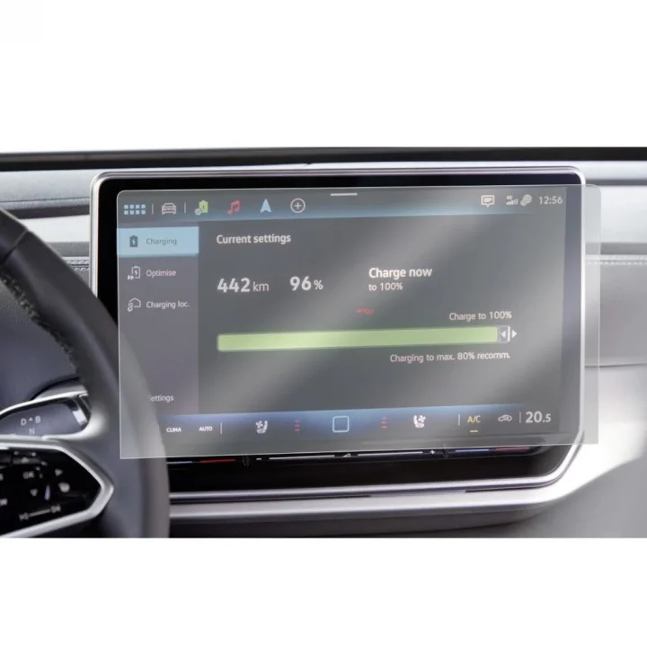 Volkswagen ID.4 12.9 İnç İle Uyumlu Mat Ekran Koruyucu Multimedya