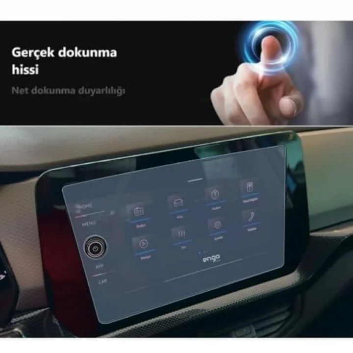 Volkswagen T-Cross Multimedya 8 İnç İle Uyumlu Ekran Koruyucu Nano 2024