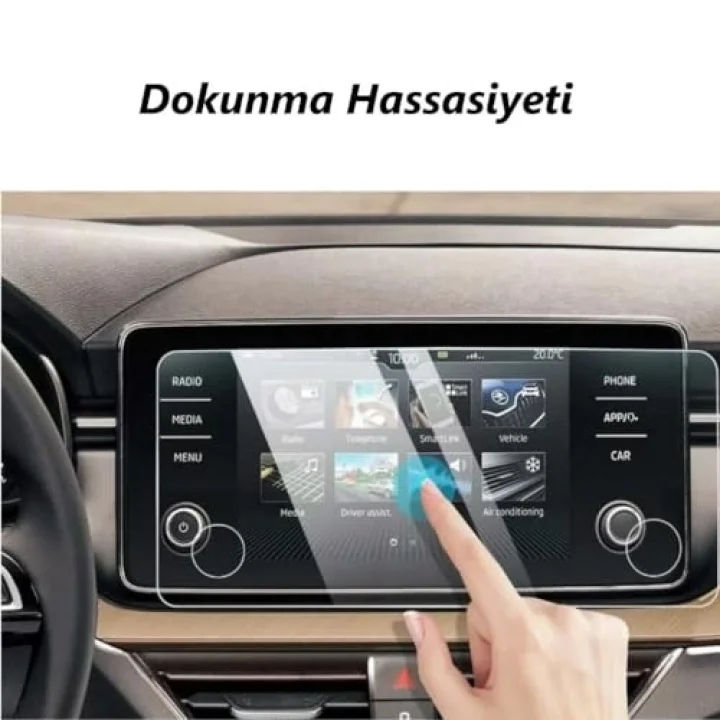 Volkswagen T-Cross Multimedya 8 İnç İle Uyumlu Ekran Koruyucu Nano 2024