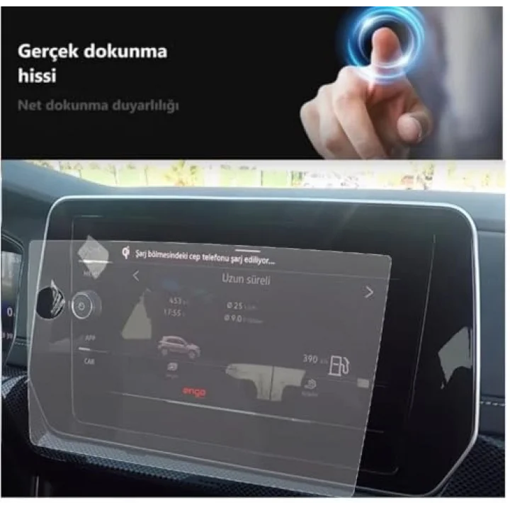 Volkswagen T-Cross Multimedya 8 İnç İle Uyumlu Mat Ekran Koruyucu 2024