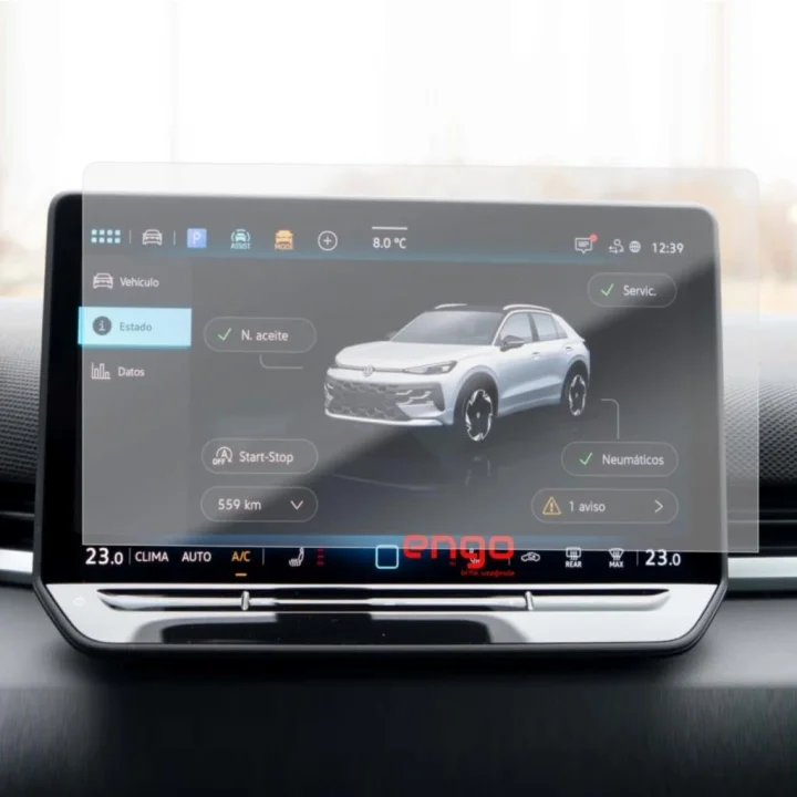 Volkswagen T-Roc 12.9 İnç İle Uyumlu Mat Ekran Koruyucu Multimedya Nano