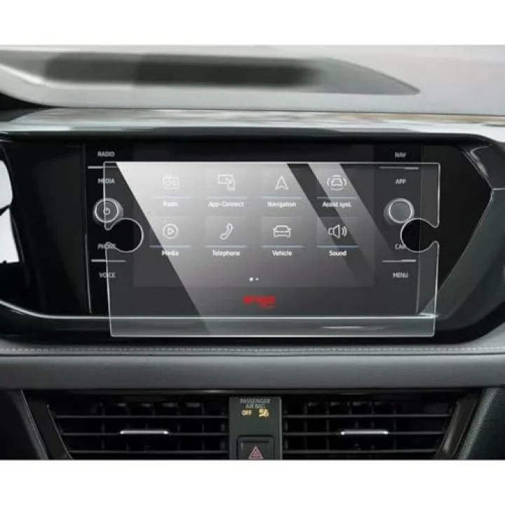 Volkswagen Taigo Multimedya 8 İnç İle Uyumlu Mat Ekran Koruyucu 9H Nano