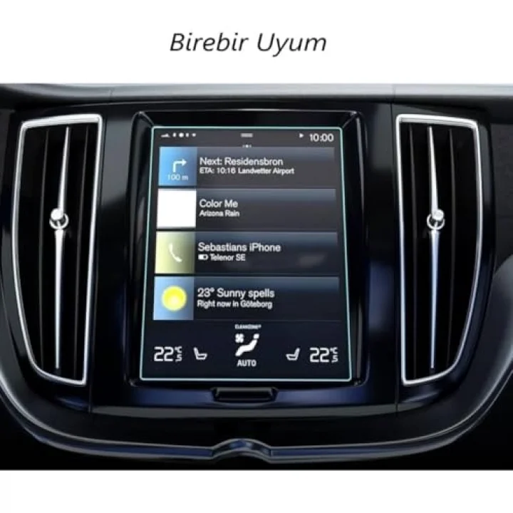 Volvo S90 9 İnç İle Uyumlu Ekran Koruyucu Multimedya Navigasyon Nano
