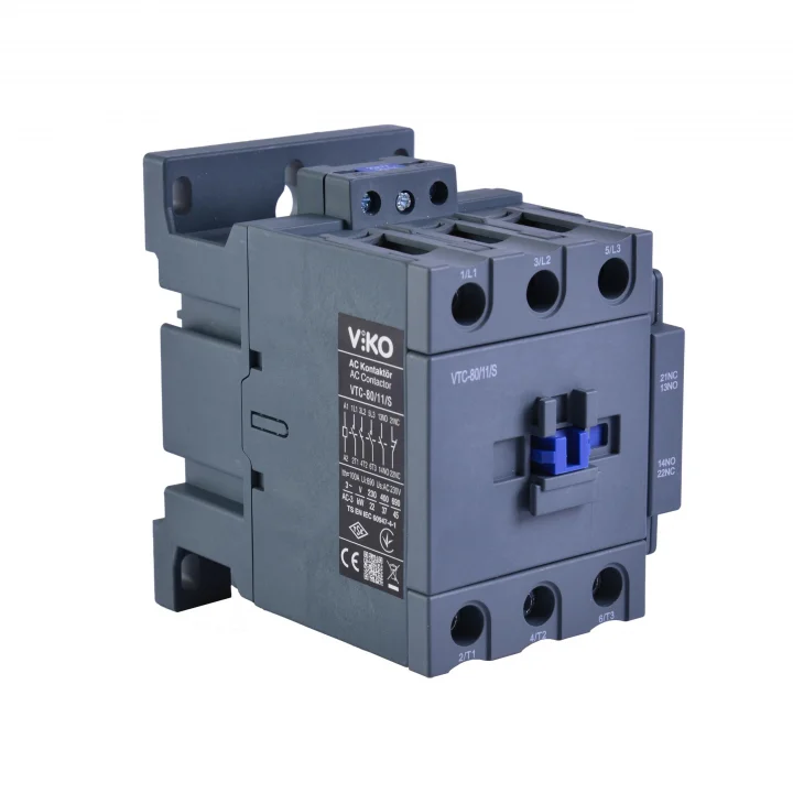VTC-80/11/S Kontaktör 80A 1no+1nc 230V Bobinli