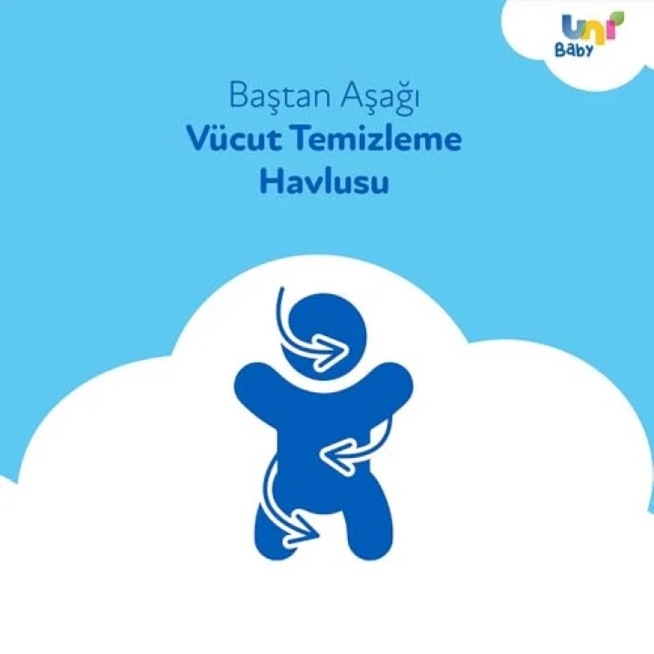 Vücut Temizleme Havlusu XXL 50 Yaprak