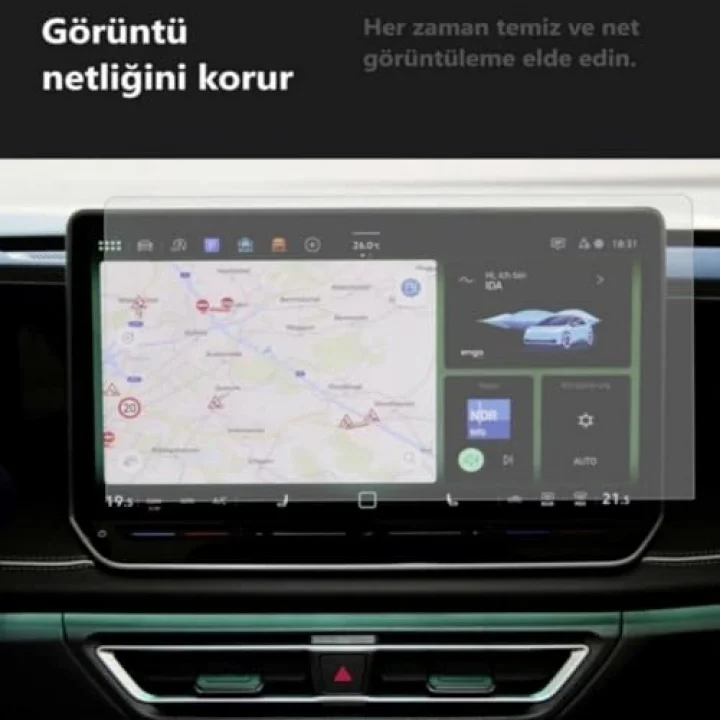 Vw Golf 8 Multimedya 10.3 İnç İle Uyumlu Mat Ekran Koruyucu