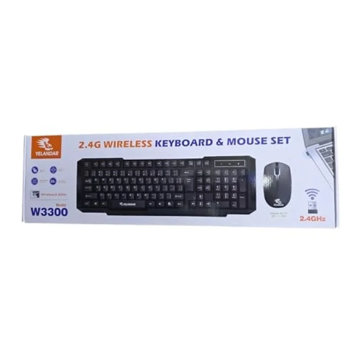 W3300 – 2.4GHz Kablosuz Türkçe Q Klavye ve Mouse Seti