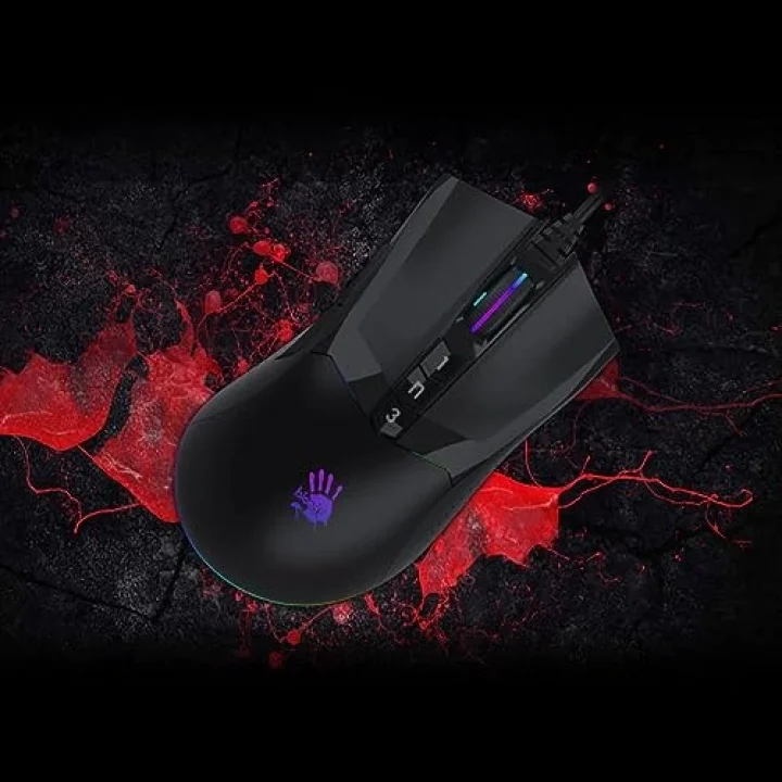 W90 MAX S.Black 10.000 CPI Optik RGB-Ultra Core 3&4 Aktif Gamer (Oyuncu) Mouse, Siyah