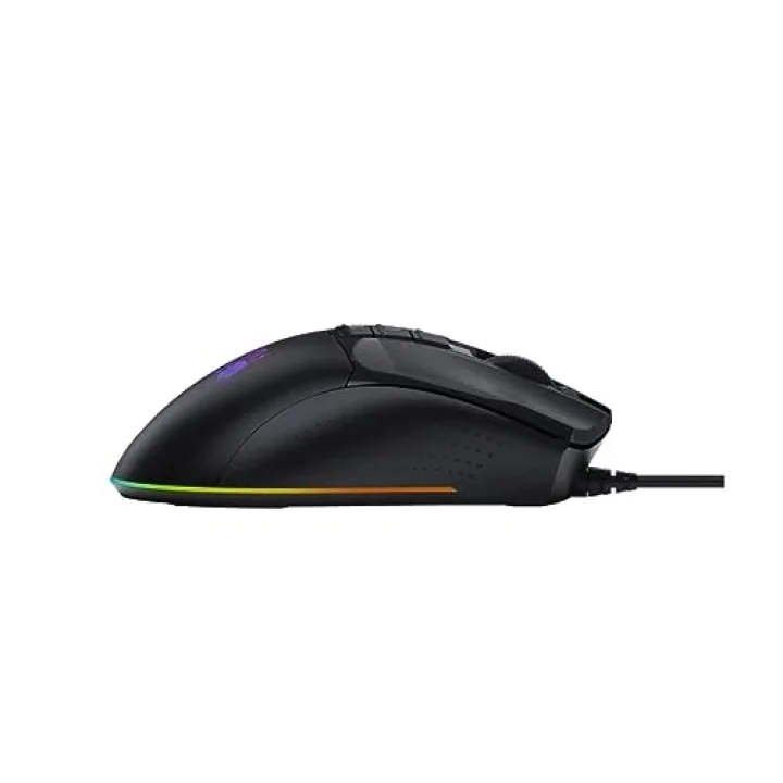 W90 MAX S.Black 10.000 CPI Optik RGB-Ultra Core 3&4 Aktif Gamer (Oyuncu) Mouse, Siyah