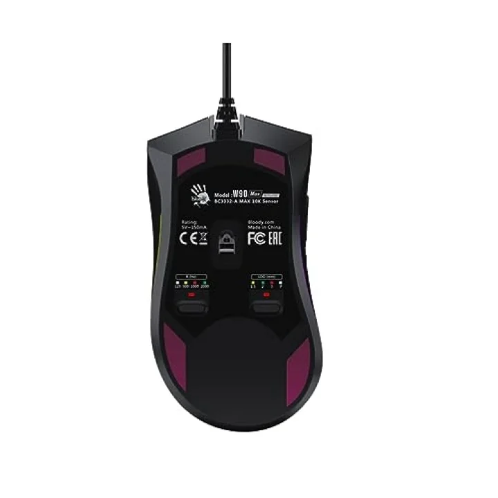 W90 MAX S.Black 10.000 CPI Optik RGB-Ultra Core 3&4 Aktif Gamer (Oyuncu) Mouse, Siyah