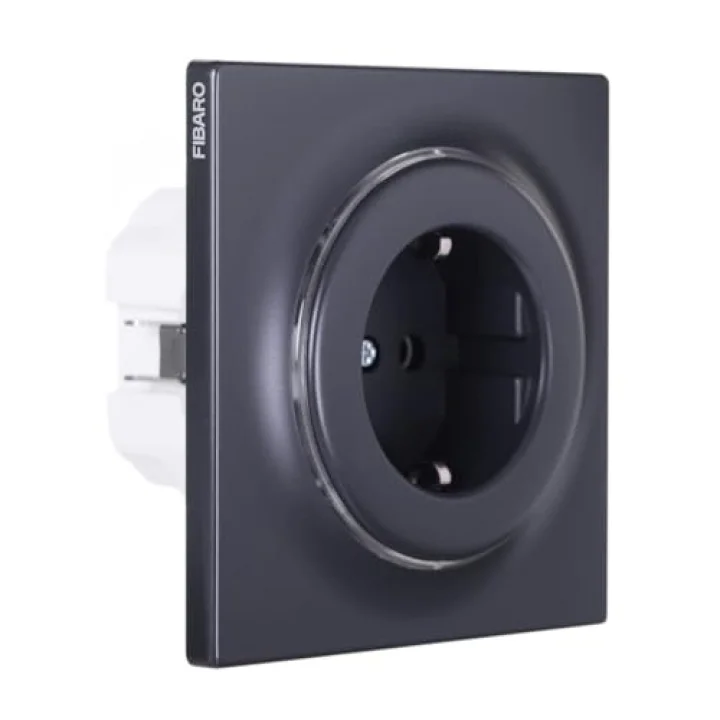 Walli N Ethernet Çıkışı/Yüksek Kaliteli Ethernet Çıkışı, 2xRJ45 Cat.6, Antrasit, FGWEEU-021-8