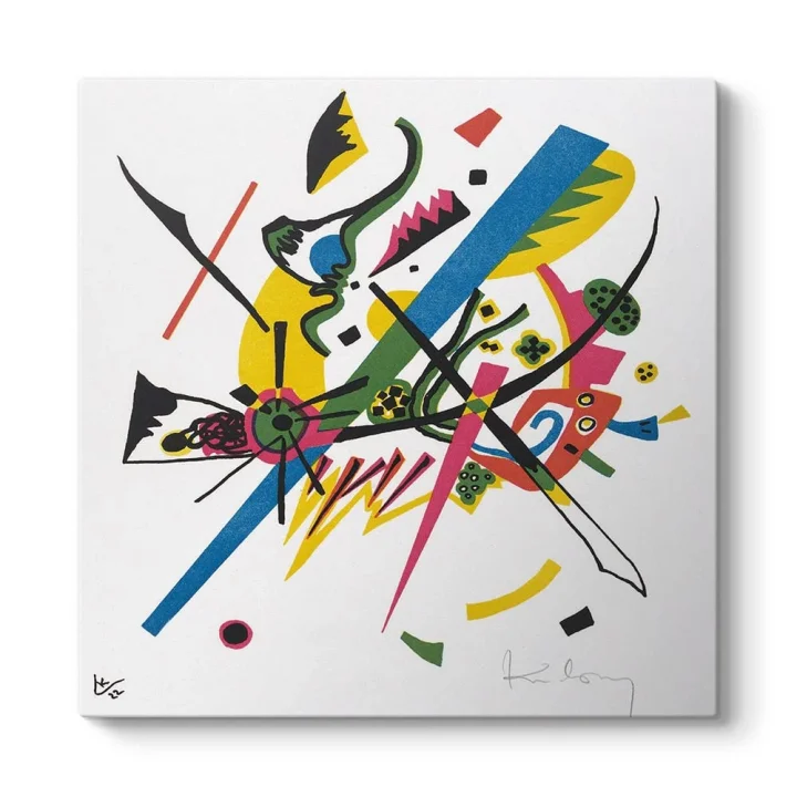 Wassily Kandinsky - Küçük Dünya Tablosu 90 x 90
