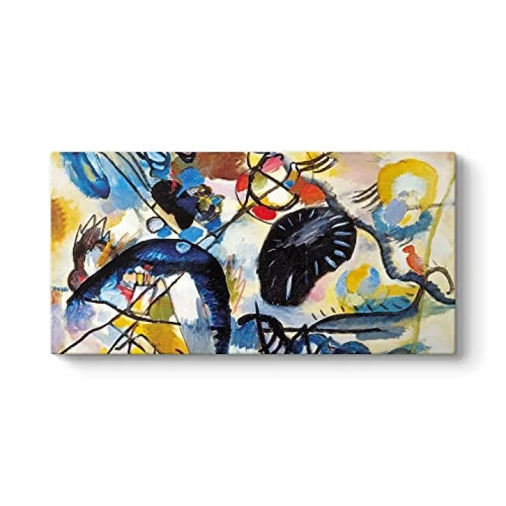 Wassily Kandinsky - Mostra Vercelli Tablosu 80 x 40