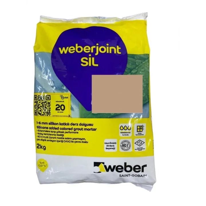 Mey İthalat® Weber Joint Sil 411 Göreme Bej Derz Dolgu 2 Kg