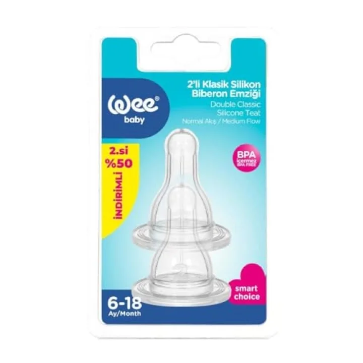 Wee Baby 377 Biberon Emziği 2li