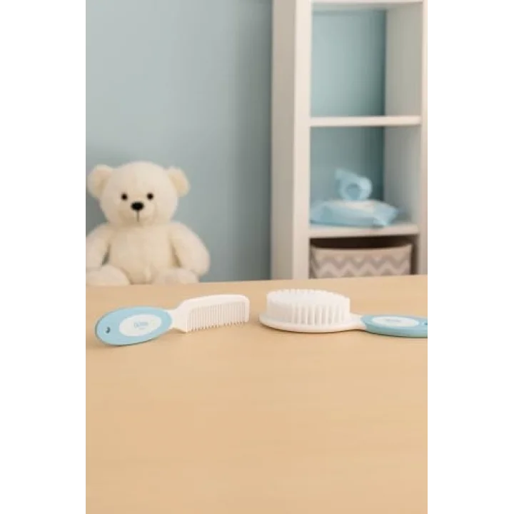 Wee Baby Fırça Tarak Seti - MAVİ