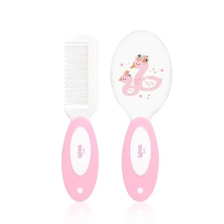 Wee Baby Fırça Tarak Seti - PEMBE