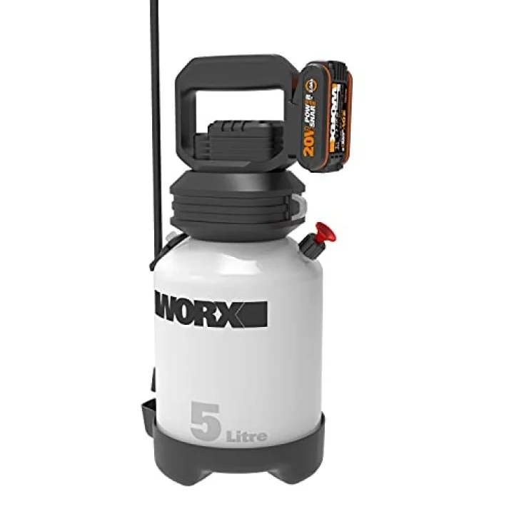 WG829E 20Volt 2.0Ah. Li-ion 5Lt. Omuz Askılı Basınçlı İlaçlama ve Dezenfektan Pompası