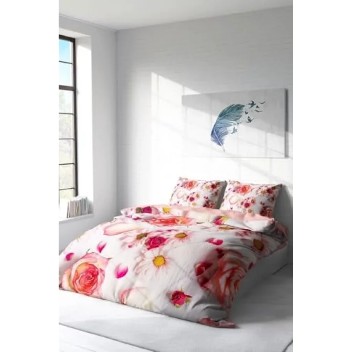 White Rose 3D Çift Kişilik Nevresim Takımı, monohome8577