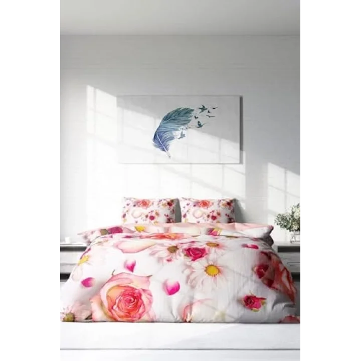 White Rose 3D Çift Kişilik Nevresim Takımı, monohome8577