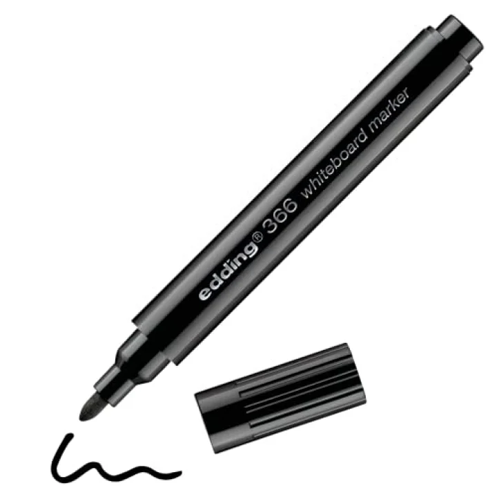 Whiteboardmarker Mini 366, 1 mm, Siyah