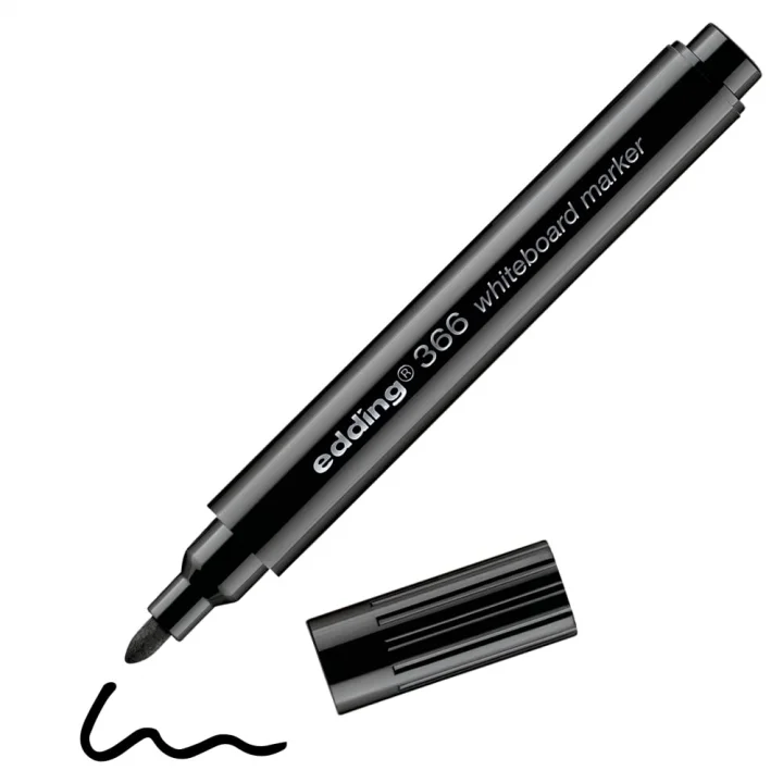 Whiteboardmarker Mini 366, 1 mm, Siyah